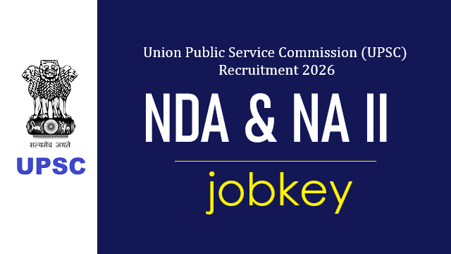 UPSC NDA II Online Form 2026-jobkey
